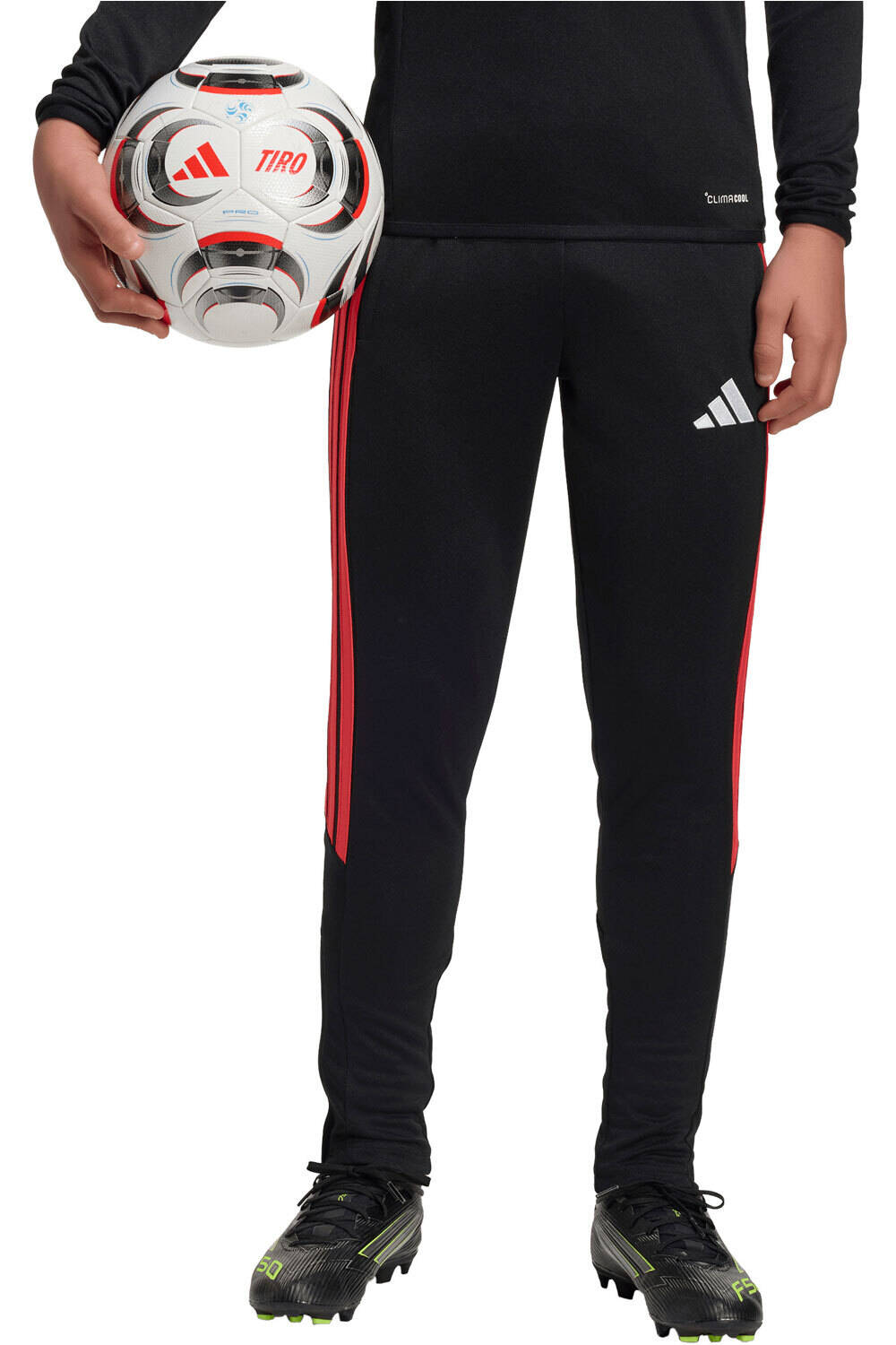 adidas pantalón niño TIRO26 LEAGUE NEGRO vista frontal