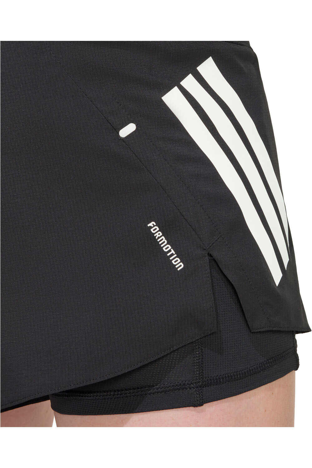 adidas pantalón running mujer 2 EN 1 ADI365 FORMOTION NEGRO 03