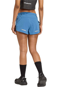 adidas pantalón running mujer ADI365 CLIMACOOL+ AZUL vista trasera
