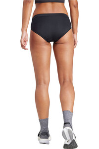 adidas pantalón running mujer ADIZERO ESSENTIALS NEGRO vista trasera
