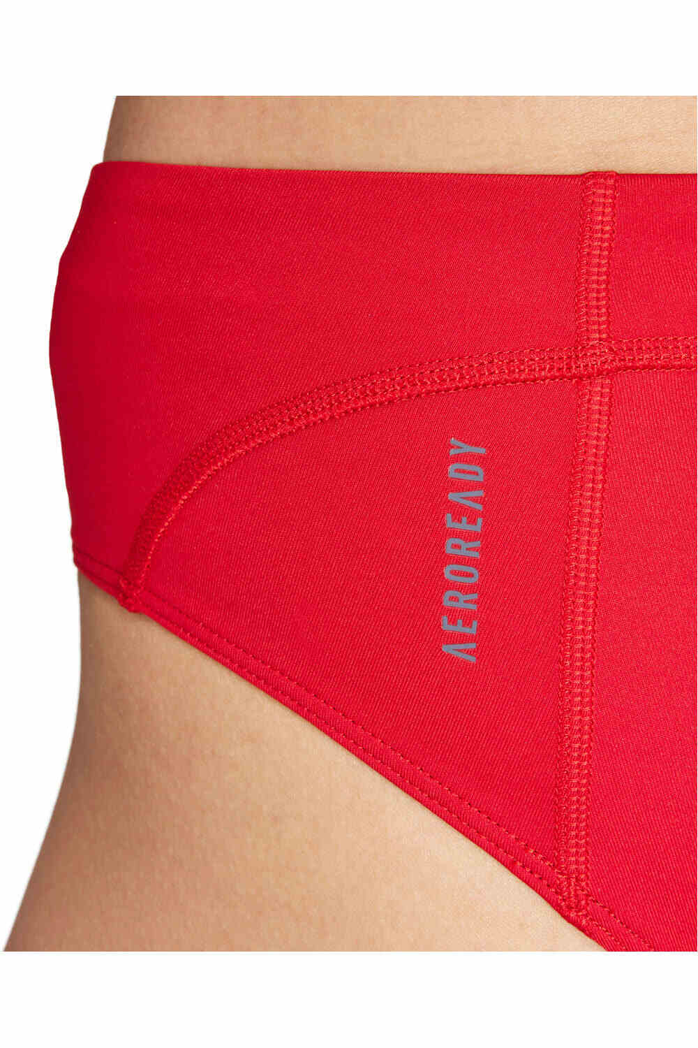 adidas pantalón running mujer ADIZERO ESSENTIALS ROJO vista detalle