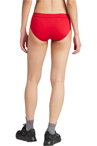 adidas pantalón running mujer ADIZERO ESSENTIALS ROJO vista trasera
