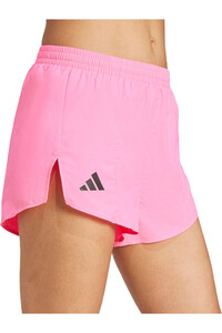 adidas pantalón running mujer ADIZERO ESSENTIALS ROSA vista detalle