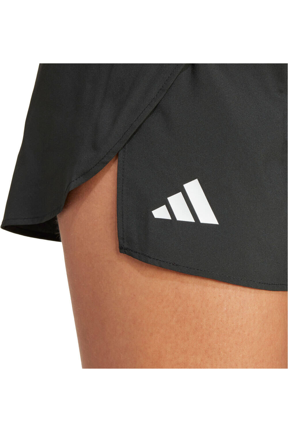 adidas pantalón running mujer ADIZERO ESSENTIALS SPLIT NEGRO 03