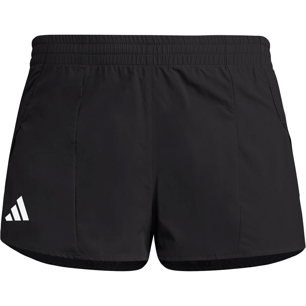 adidas pantalón running mujer ADIZERO ESSENTIALS SPLIT NEGRO 04