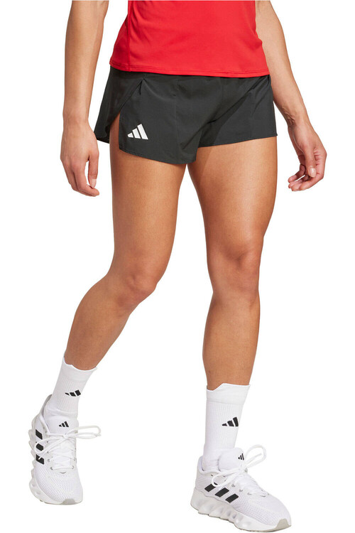 adidas pantalón running mujer ADIZERO ESSENTIALS SPLIT NEGRO