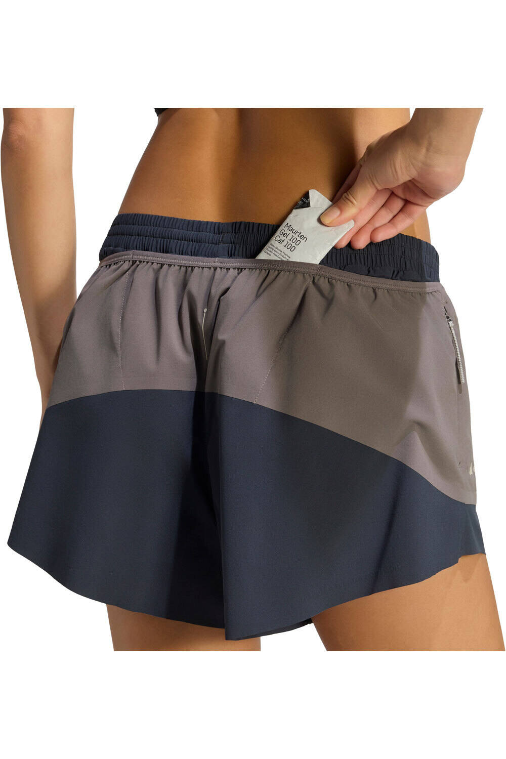 adidas pantalón running mujer RUNNING X HERMANOS KOUMORI GRIS 03