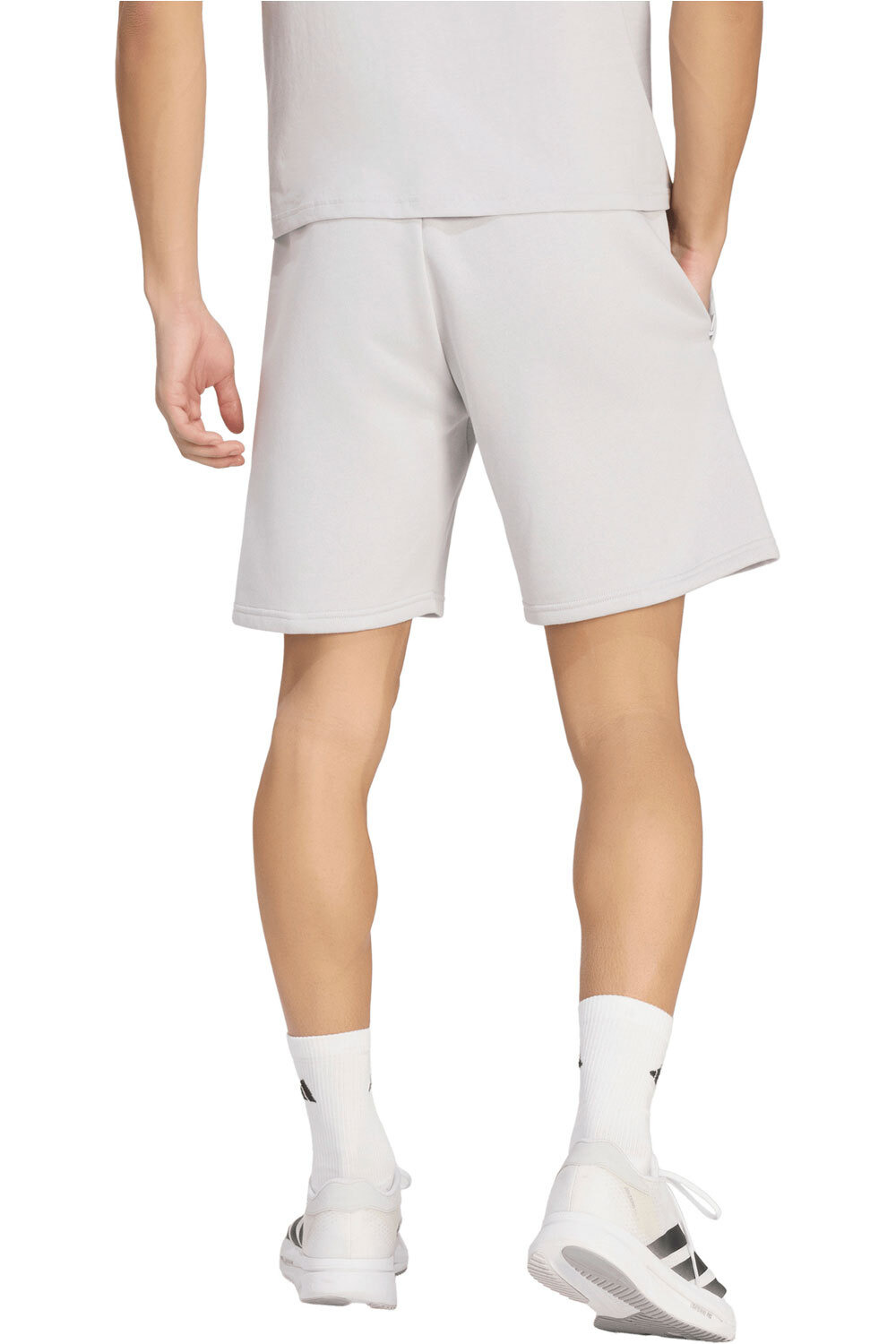 adidas pantalones cortos futbol ENTRADA26 GRIS vista trasera