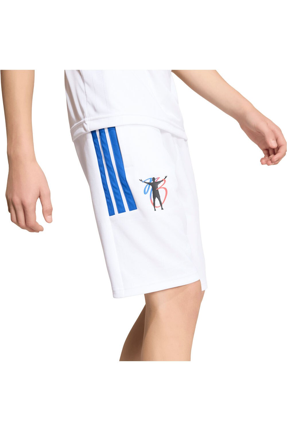 adidas pantalones cortos futbol niño ENTRENAMIENTO JUDE BELLINGHAM SHORT BLANCO 03