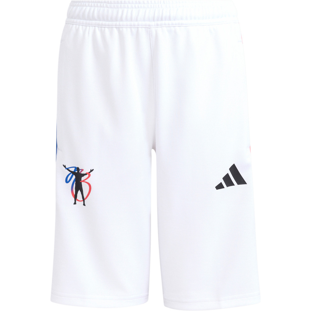 adidas pantalones cortos futbol niño ENTRENAMIENTO JUDE BELLINGHAM SHORT BLANCO 04