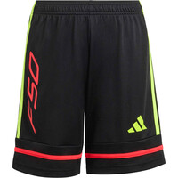 adidas pantalones cortos futbol niño F50 NEGRO vista frontal