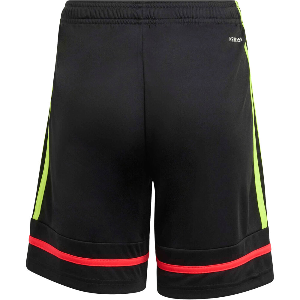 adidas pantalones cortos futbol niño F50 NEGRO vista trasera