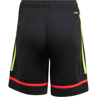 adidas pantalones cortos futbol niño F50 NEGRO vista trasera