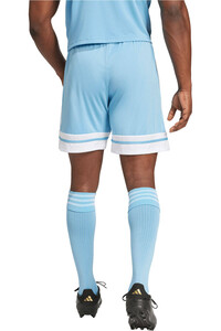 adidas pantalones cortos futbol SQUADRA25 AZUL vista trasera