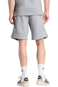 adidas pantalones cortos futbol TIRO26 LEAGUE GRIS vista trasera