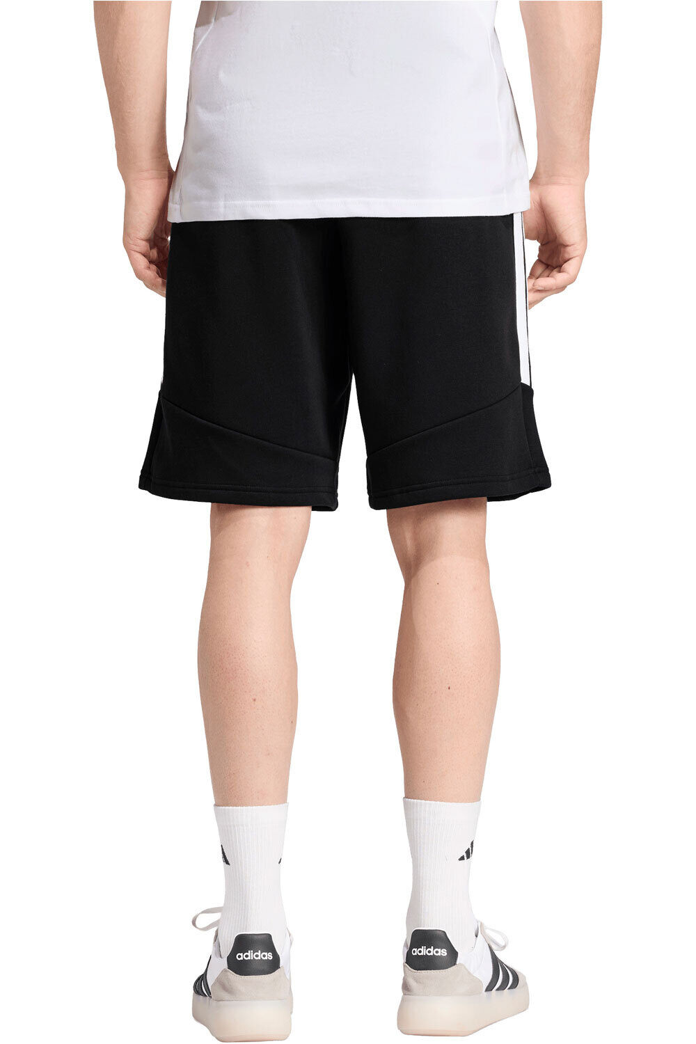 adidas pantalones cortos futbol TIRO26 LEAGUE NEGRO vista trasera