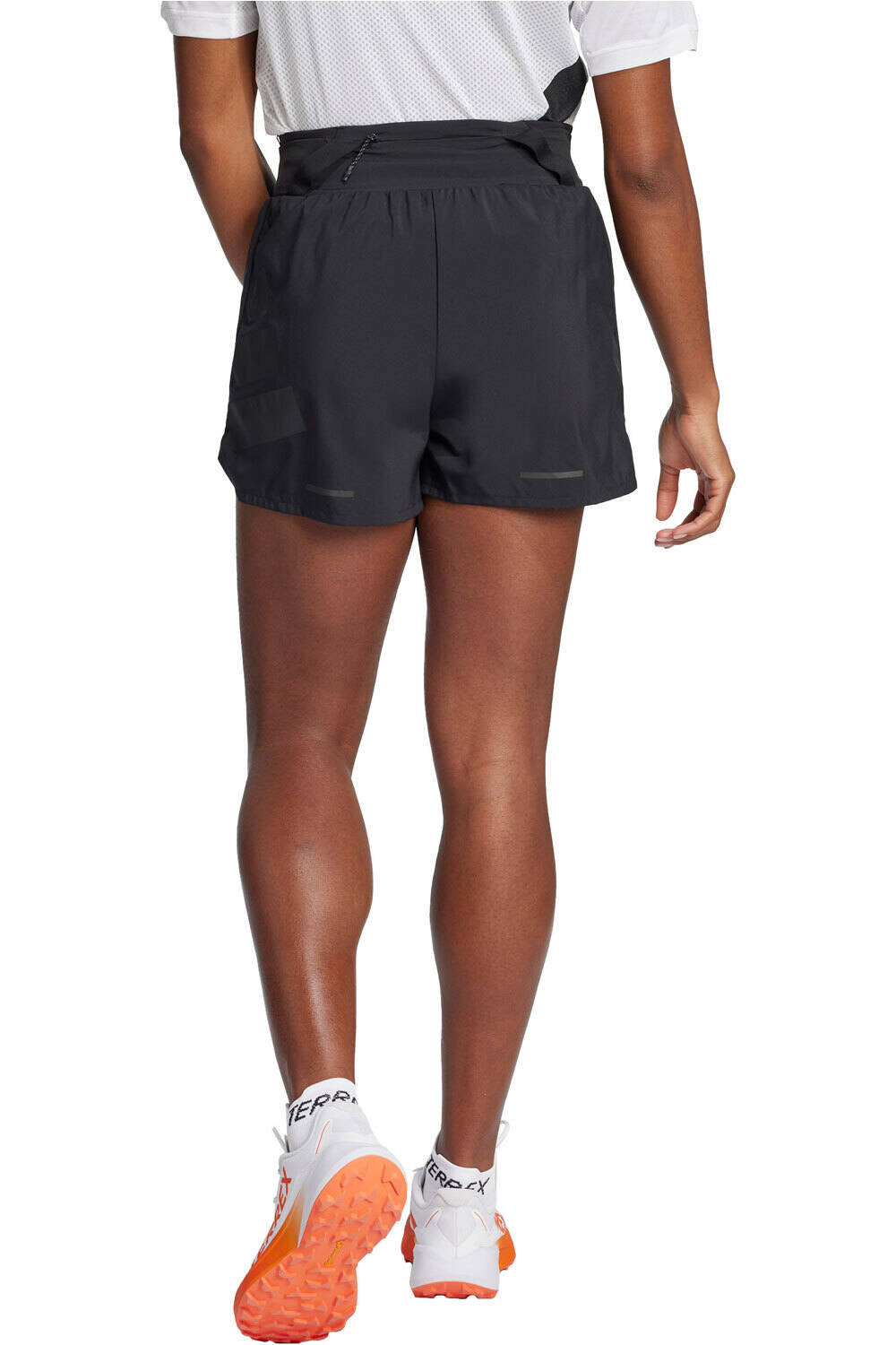 adidas pantalones cortos trail running mujer XPERIOR NEGRO vista trasera