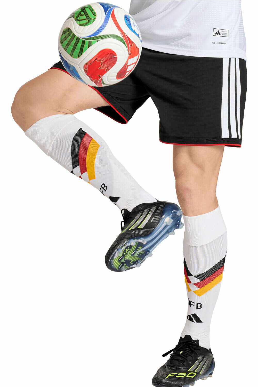 adidas pantalones fútbol oficiales ALEMANDIA MUNDIAL 2026 PRIMERA EQUIPACION NEGRO 03