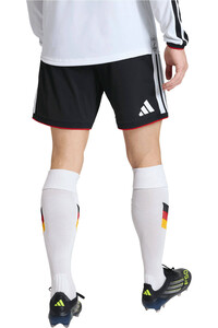 adidas pantalones fútbol oficiales ALEMANDIA MUNDIAL 2026 PRIMERA EQUIPACION NEGRO vista trasera