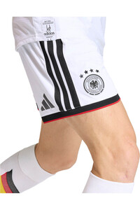 adidas pantalones fútbol oficiales ALEMANIA MUNDIAL 2026 PRIMERA EQUIPACION BLANCO vista detalle