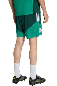 adidas pantalones fútbol oficiales ARGELIA MUNDIAL 2026 ENTRENAMIENTO VERDE vista trasera