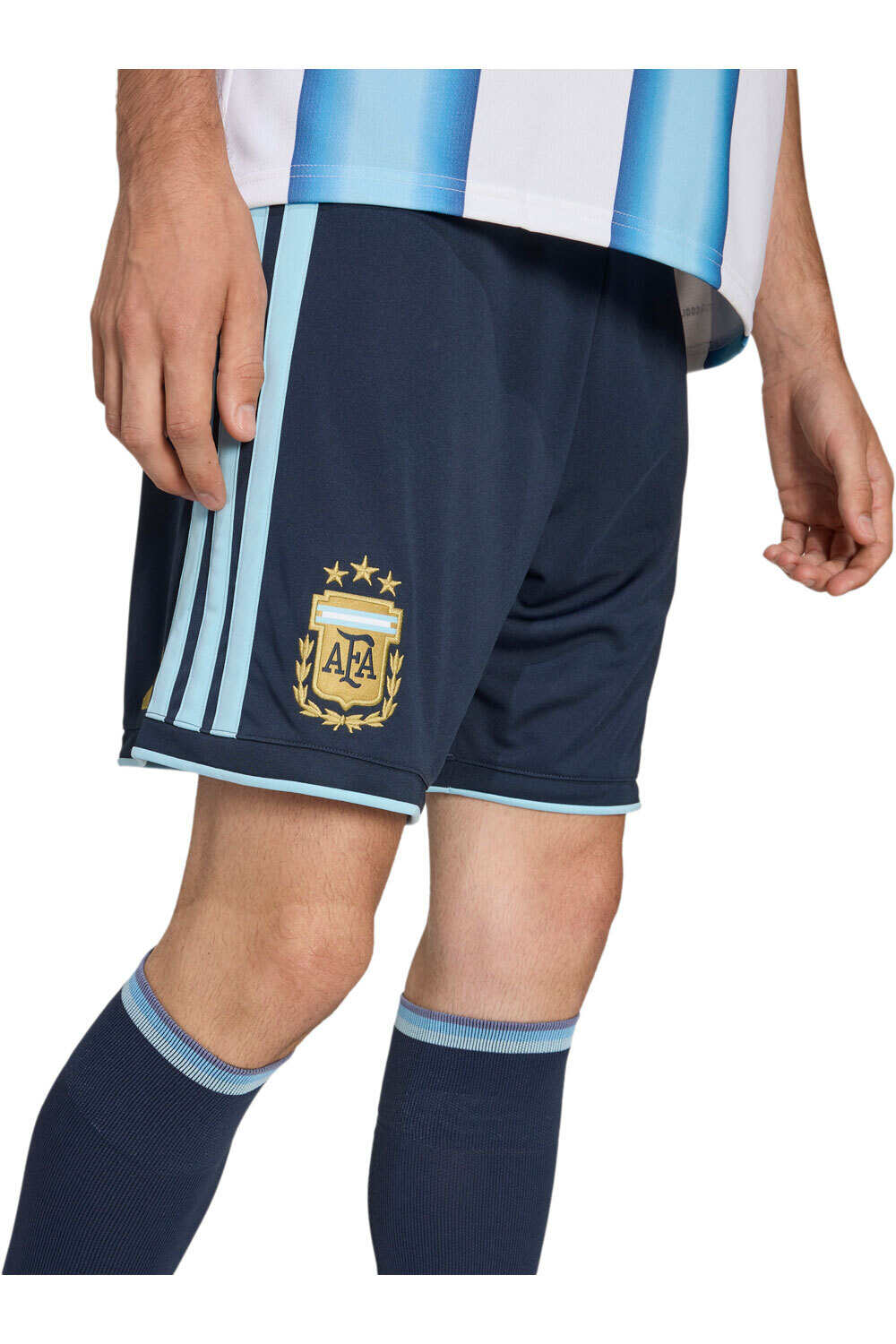 adidas pantalones fútbol oficiales ARGENTINA MUNDIAL 2026 PRIMERA EQUIPACION AZUL vista detalle