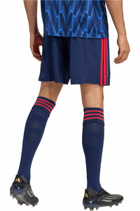 adidas pantalones fútbol oficiales ARSENAL 25/26 SEGUNDA EQUIPACION AZUL vista trasera
