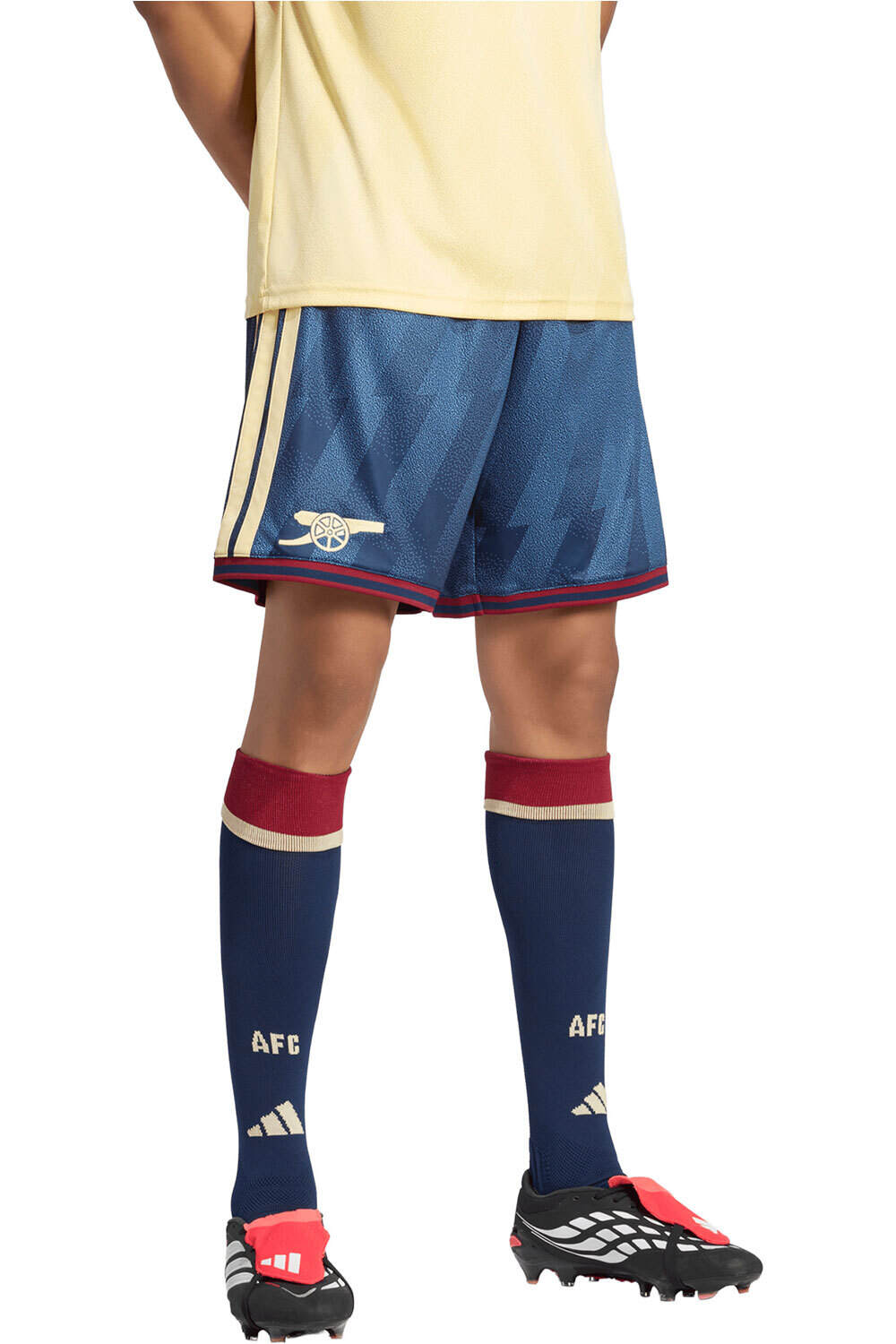 adidas pantalones fútbol oficiales ARSENAL 26/27 TERCERA EQUIPACIN AZUL vista frontal