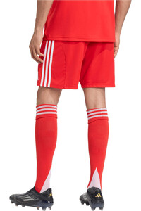 adidas pantalones fútbol oficiales BAYERN DE MUNICH 25/26 PRIMERA EQUIPACION ROJO vista trasera