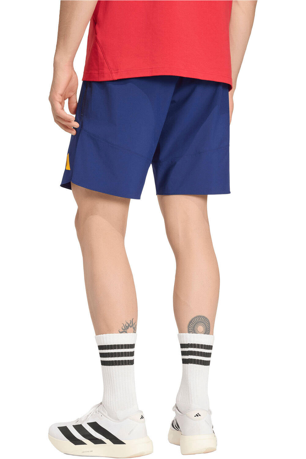 adidas pantalones fútbol oficiales ESPAÑA MUNDIAL 2026 AZUL vista trasera