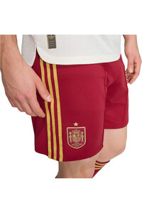 adidas pantalones fútbol oficiales ESPAÑA MUNDIAL 2026 SEGUNDA EQUIPACION AUTHENTIC ROJO vista detalle