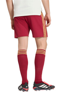 adidas pantalones fútbol oficiales ESPAÑA MUNDIAL 2026 SEGUNDA EQUIPACION AUTHENTIC ROJO vista trasera