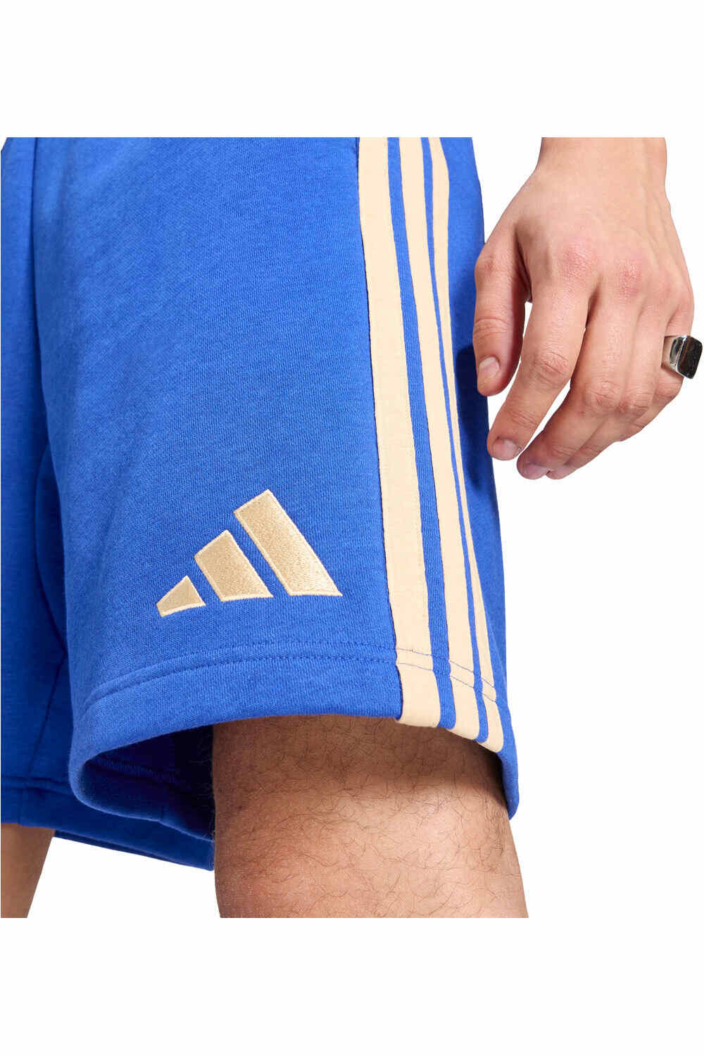 adidas pantalones fútbol oficiales ITALIA MUNDIAL 2026 AZUL vista detalle
