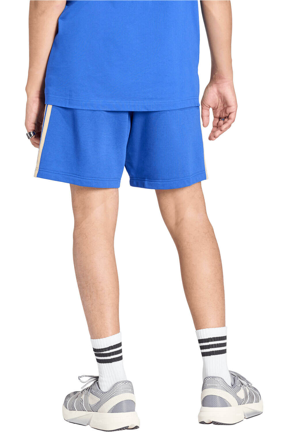 adidas pantalones fútbol oficiales ITALIA MUNDIAL 2026 AZUL vista trasera