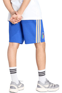 adidas pantalones fútbol oficiales ITALIA MUNDIAL 2026 AZUL vista trasera