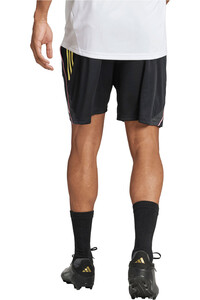 adidas pantalones fútbol oficiales JUVENTUS 25/26 ENTRENAMIENTO NEGRO vista trasera