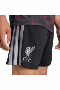 adidas pantalones fútbol oficiales LFC 3 SHO NEGRO vista detalle