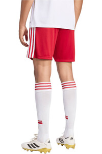 adidas pantalones fútbol oficiales LIVERPOOL FC 26/27 SEGUNDA EQUIPACIN ROJO vista trasera