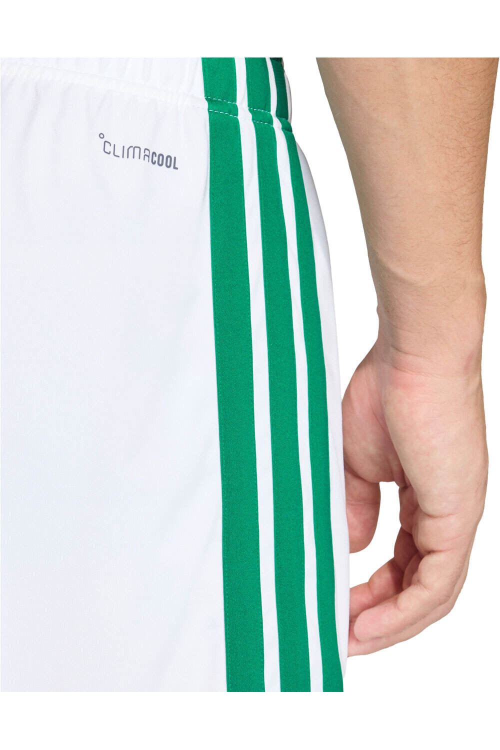adidas pantalones fútbol oficiales MEXICO MUNDIAL 2026 PRIMERA EQUIPACION BLANCO vista detalle