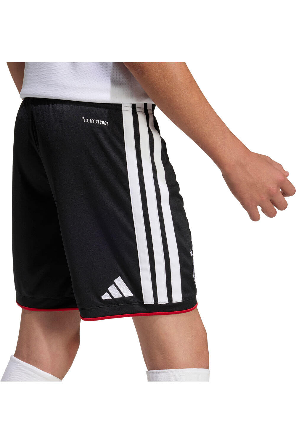 adidas pantalones fútbol oficiales niño ALEMANIA MUNDIAL 2026 PRIMERA EQUIPACION NEGRO 03