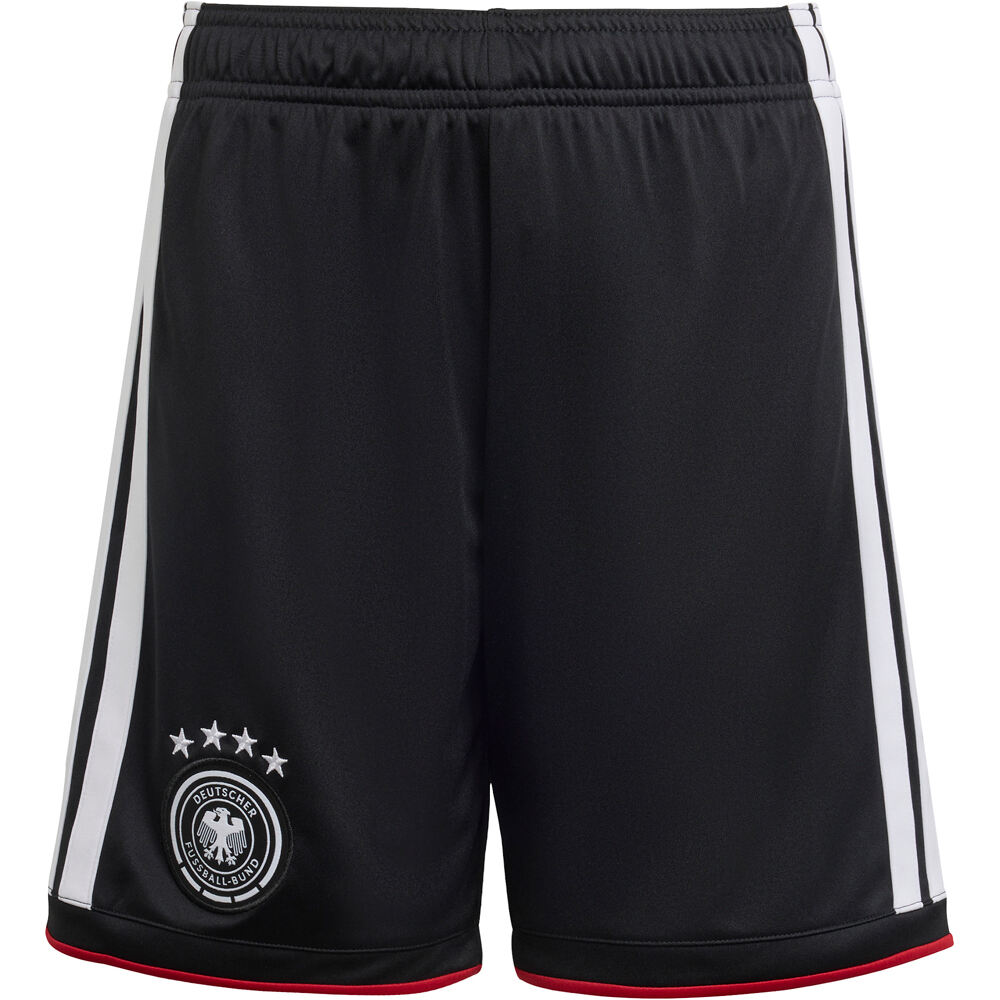 adidas pantalones fútbol oficiales niño ALEMANIA MUNDIAL 2026 PRIMERA EQUIPACION NEGRO 04