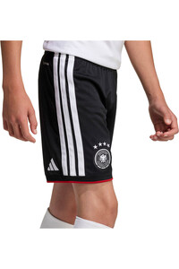 adidas pantalones fútbol oficiales niño ALEMANIA MUNDIAL 2026 PRIMERA EQUIPACION NEGRO vista detalle