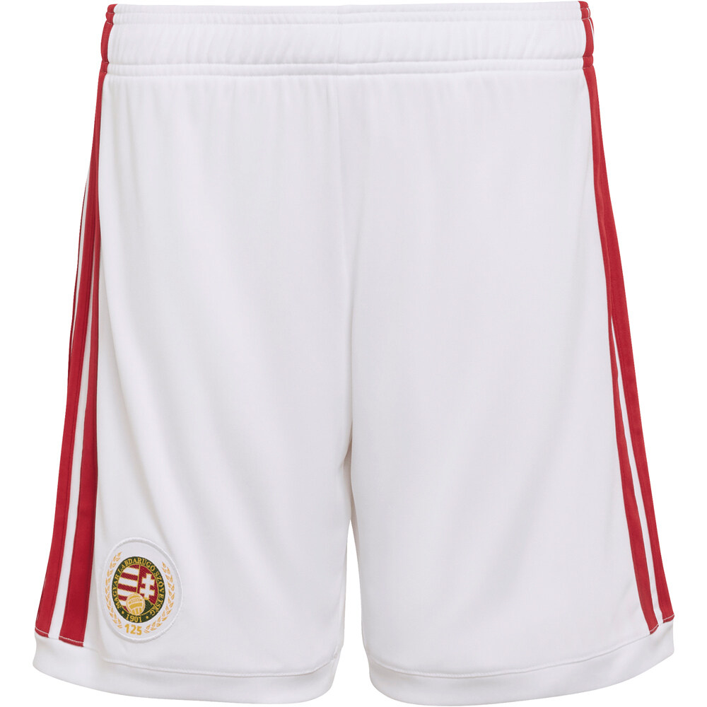 adidas pantalones fútbol oficiales niño HUNGRIA MUNDIAL 2026 PRIMERA EQUIPACION BLANCO 04