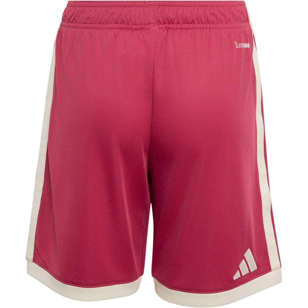 adidas pantalones fútbol oficiales niño REAL MADRID 26/27 NIOS ROSA vista trasera