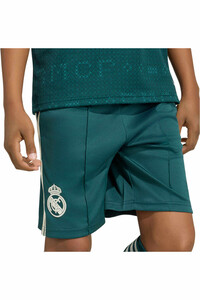adidas pantalones fútbol oficiales niño SEGUNDA EQUIPACIN REAL MADRID NEGRO vista detalle
