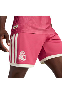 adidas pantalones fútbol oficiales REAL MADRID 26/27 TERCERA EQUIPACIN ROSA vista detalle