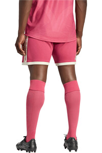 adidas pantalones fútbol oficiales REAL MADRID 26/27 TERCERA EQUIPACIN ROSA vista trasera