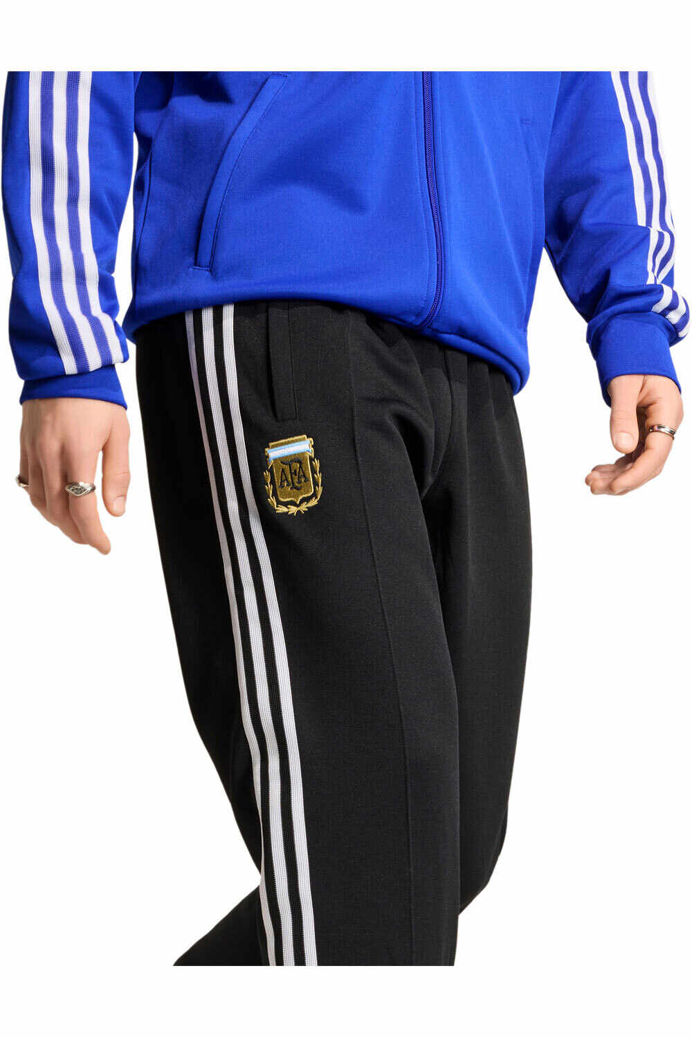 adidas pantalones futbol ORIGINALS ARGENTINA NEGRO vista detalle