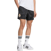 adidas pantalones futbol REAL MADRID EQT NEGRO vista frontal