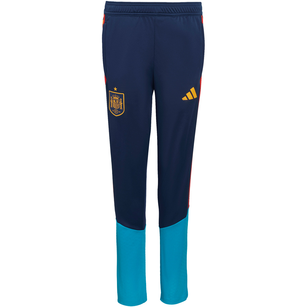 adidas pantalones largos futbol niño ESPAÑA MUNDIAL 2026 ENTRENAMIENTO  vista frontal